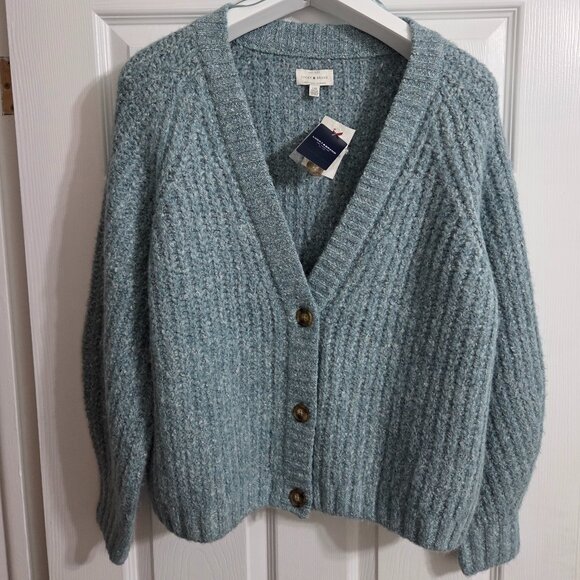 Turquoise Lucky Brand Cardigan - Picture 1 of 6